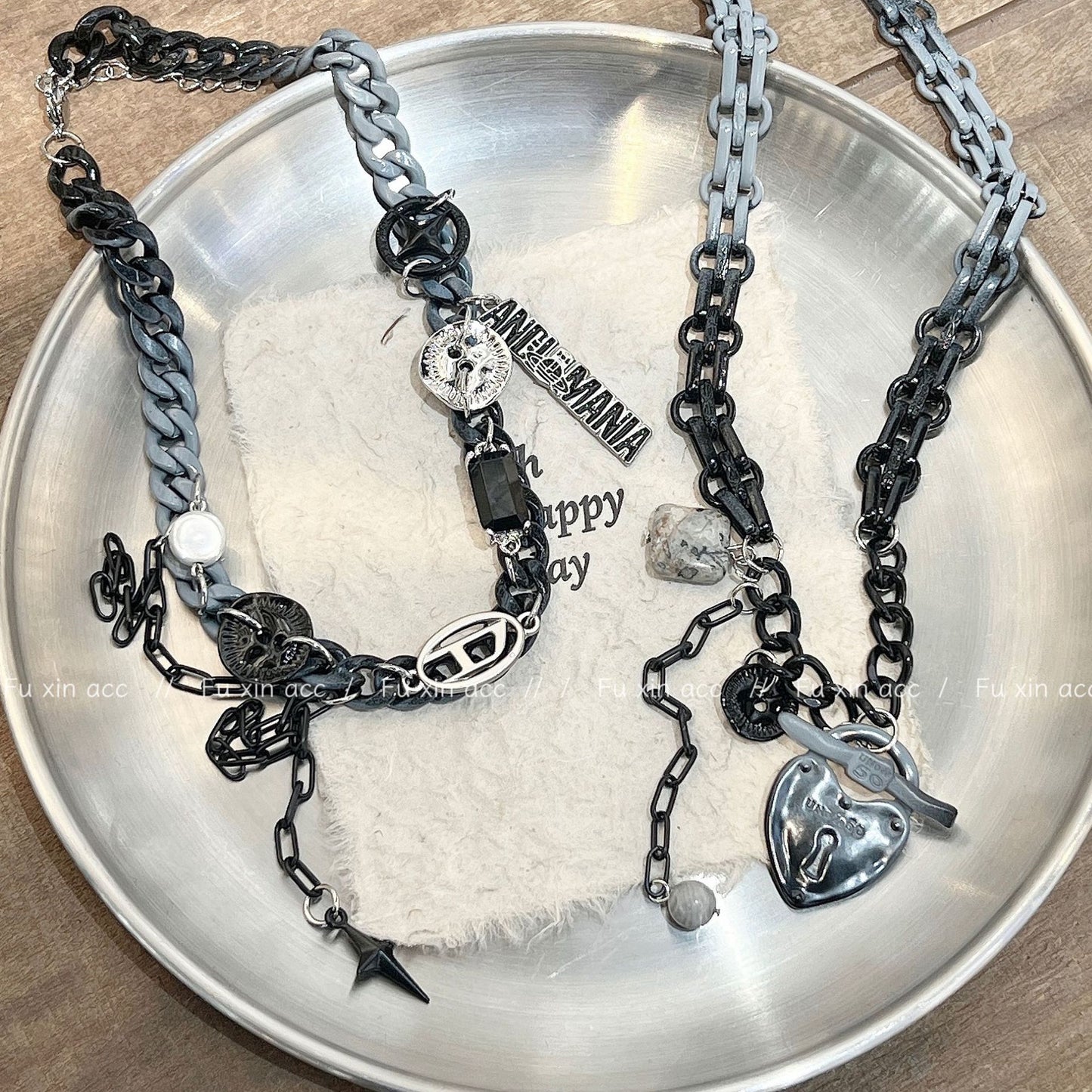 To Gray Love Tassel Sweet Cool Necklaces