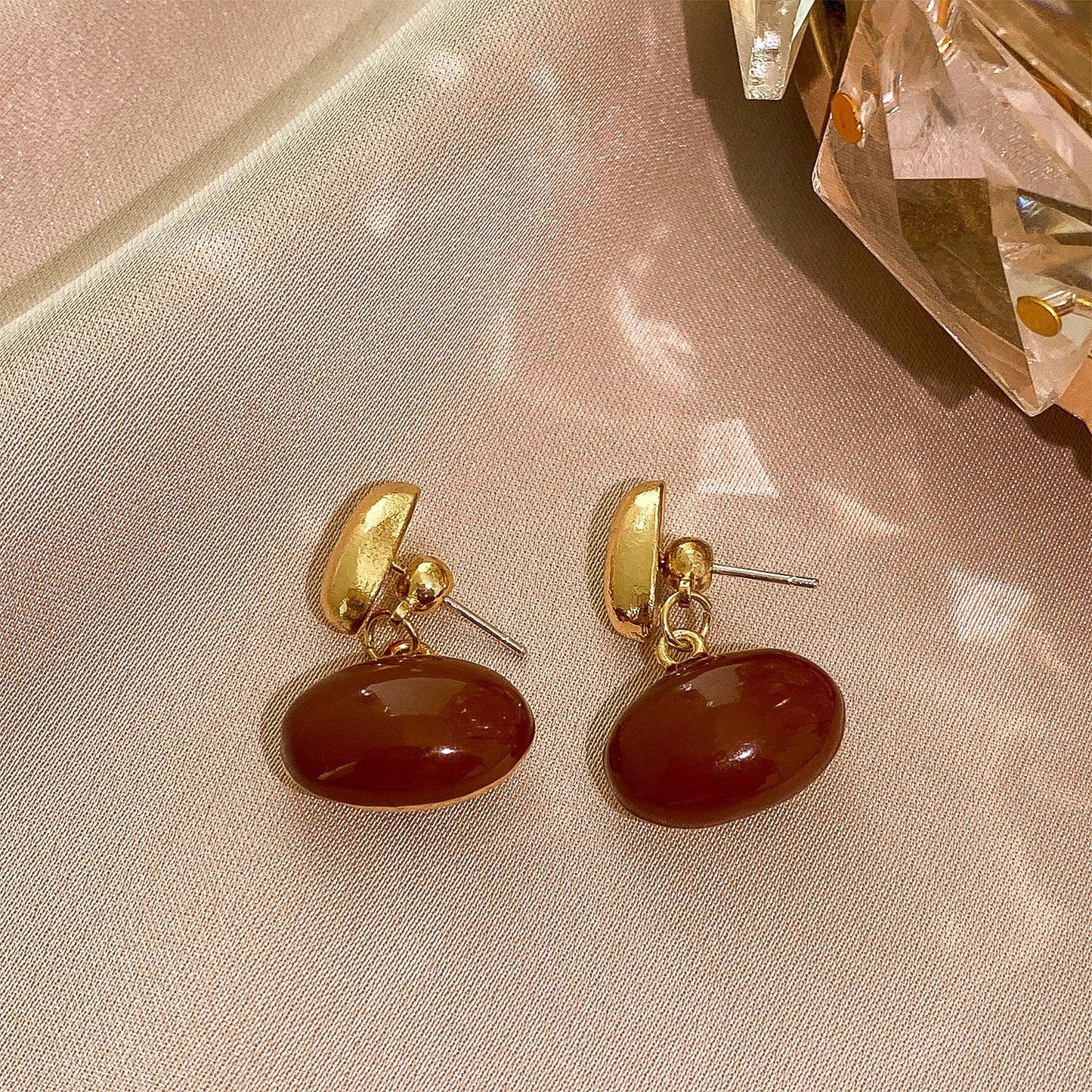 Women's Style Sier Needle Elegant High-grade Warm Earrings