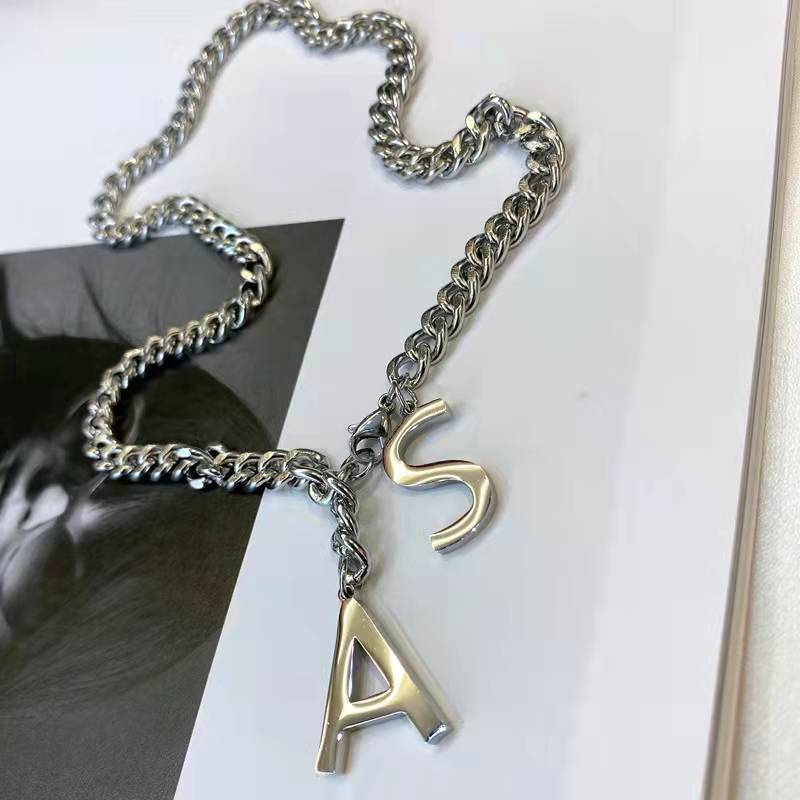 Women's Trend Cool Light Luxury Titanium Steel Necklaces