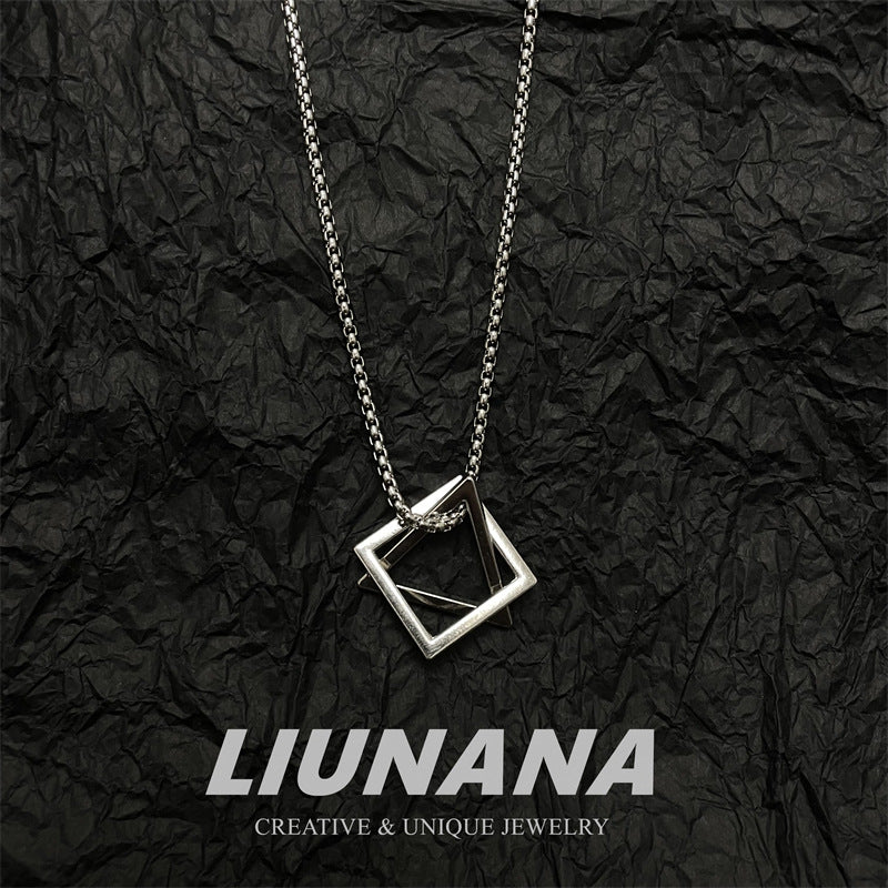 Women's & Men's & Geometric And Fashionable Hip Hop Pendant Necklaces