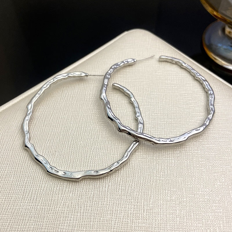 Big Hoop Female Fashion Ear Simple Earrings