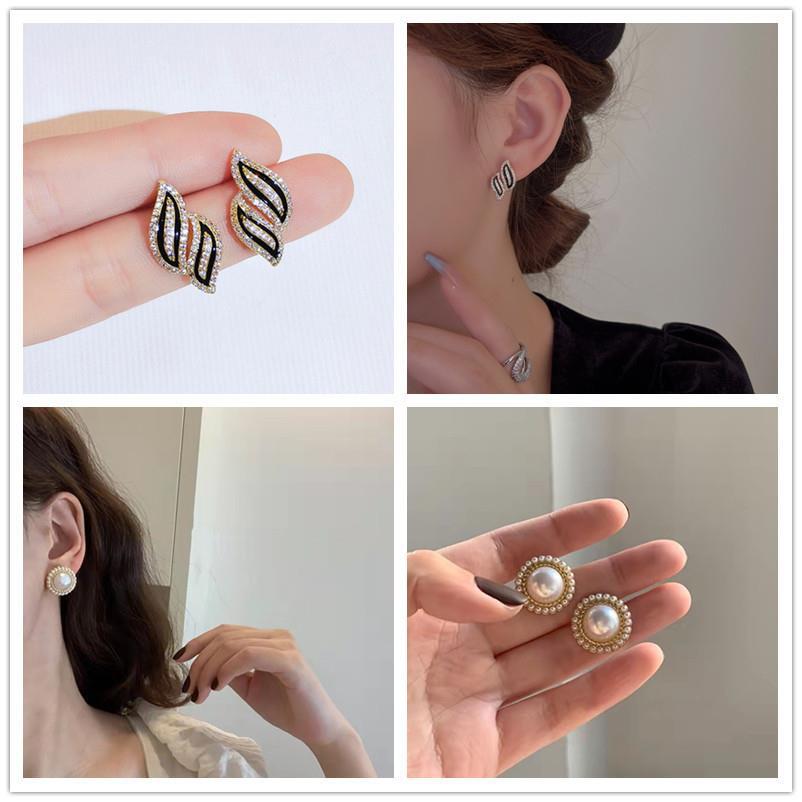 Zircon Elegant Simple Fashion Style Female Earrings
