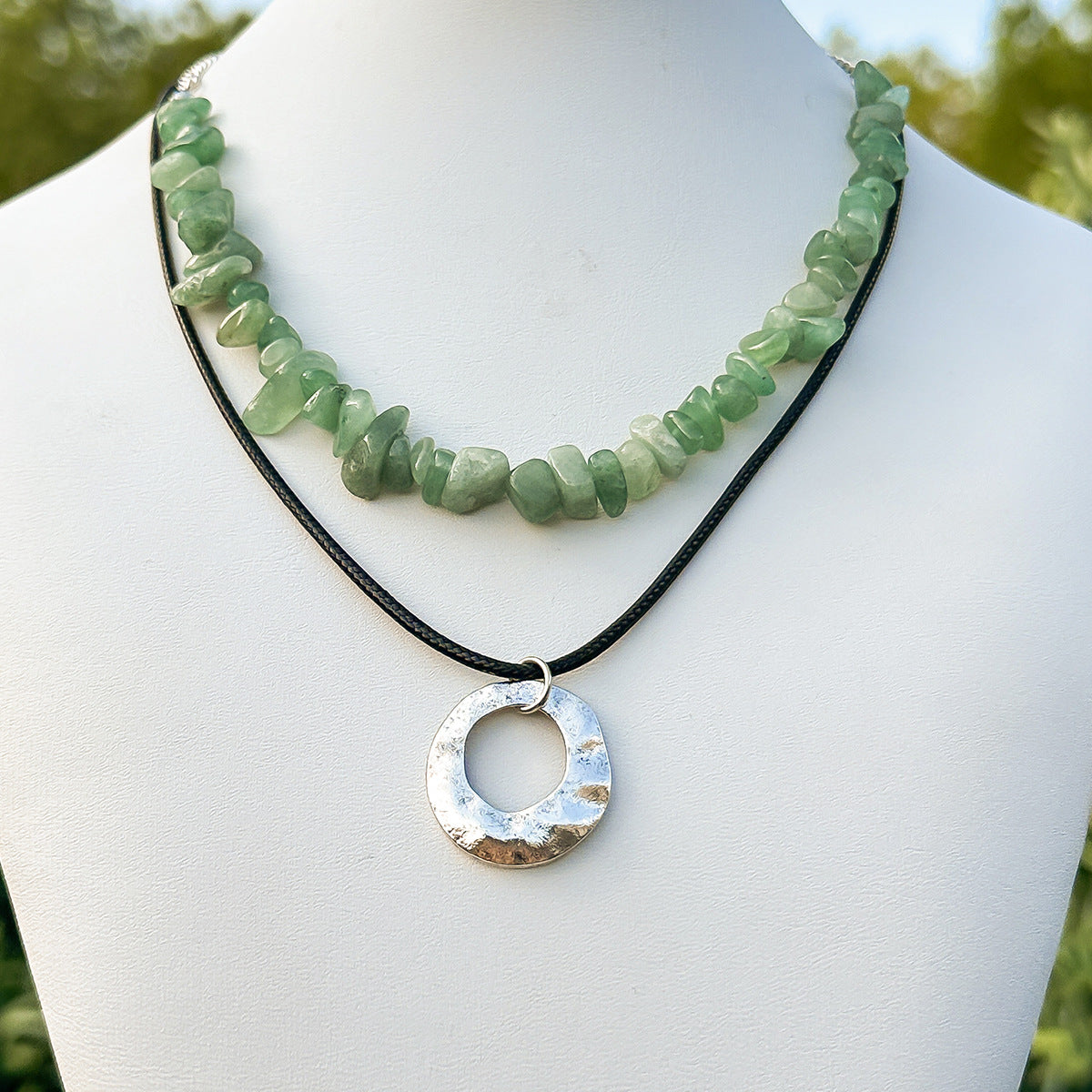 Women's Beaded Retro Simple Personality Wax Line Necklaces