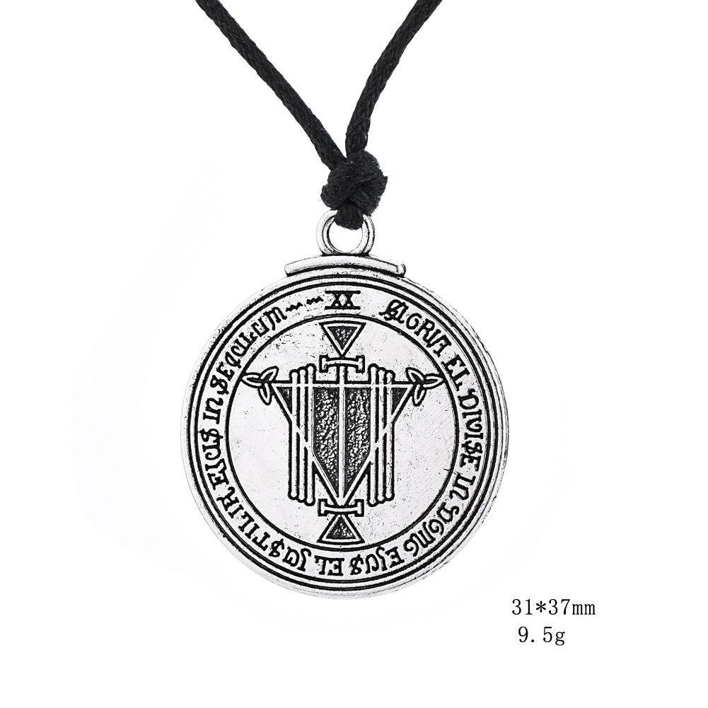 Solomon Key Wooden Water Gold Earth Mars Moon Necklaces