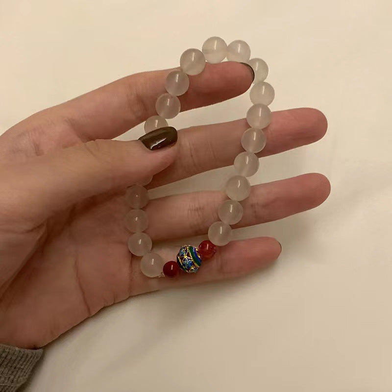 Stil National Fashion Ebenholz Perlen Weibliche Licht Luxus Minderheit Armbänder