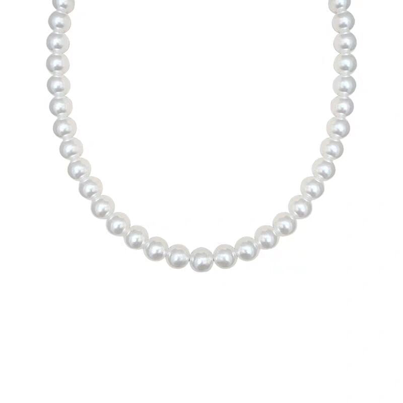 Retro-Glasperle für Damen für leichte Luxus-Halsketten