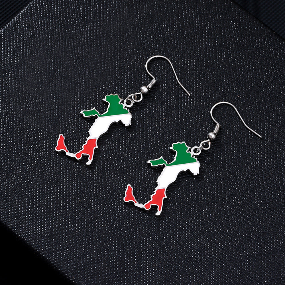 Women's & Men's Vintage Oil Drop Italian Fishhook Ethnic Style Earrings