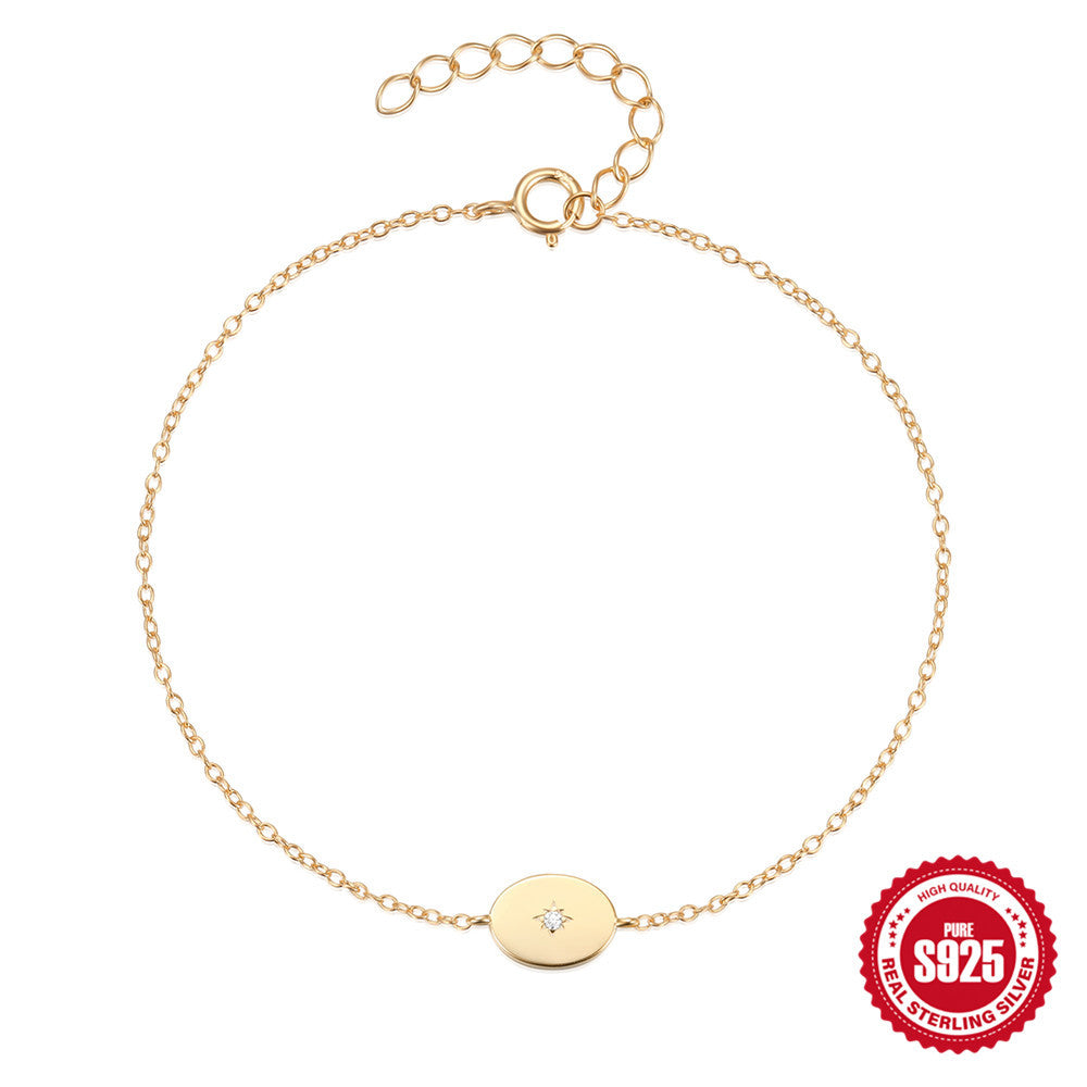 Runde, achteckige Everyday-Joker-Armbänder für Damen mit einem Diamanten