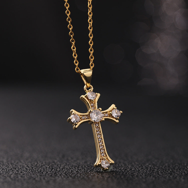 Colliers en or véritable plaqué cuivre et Zircon incrusté