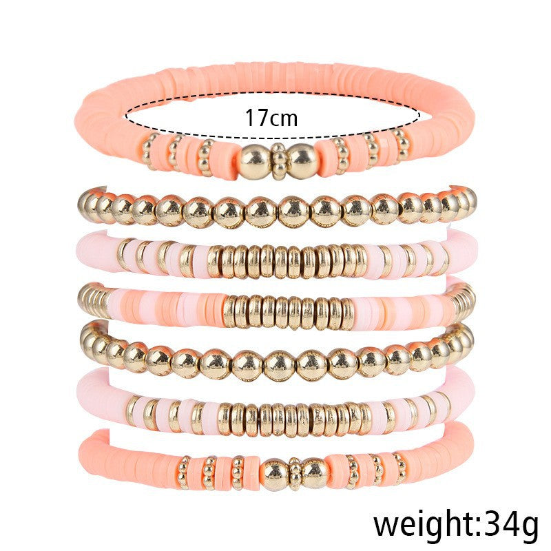 Women's & Men's Clay Ball Suit Vintage Bohemian Style Bracelets