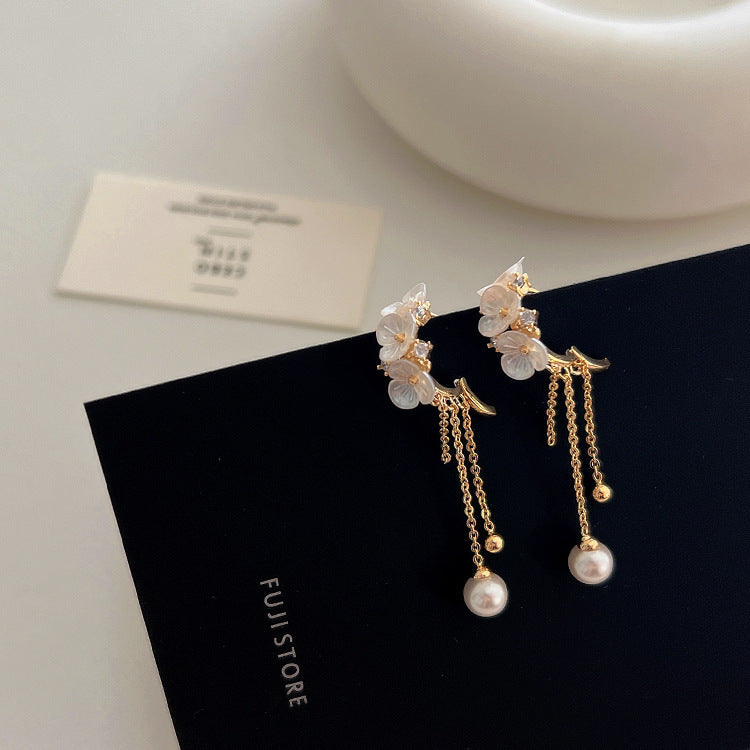 Women's Tassel For Design Retro Personality And Earrings