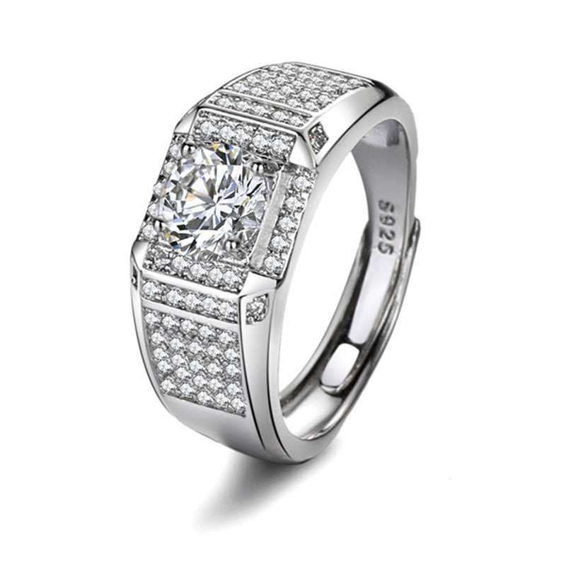 Men's Star River Classic Fashion Full Diamond Rings