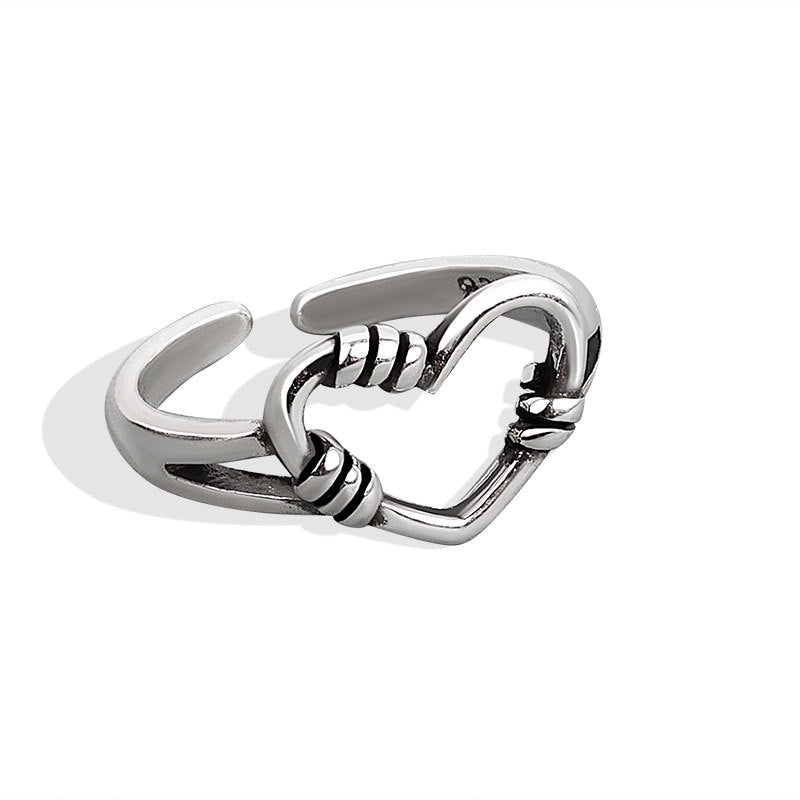 Women's Style Simple Cold Personality Hollow Out Rings