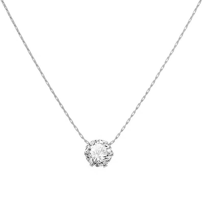 Women's Steel Single Diamond Summer Fashion Simple Girlfriends Necklace
