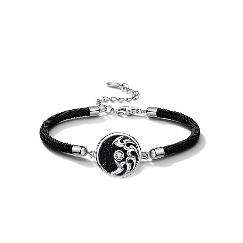 Gewebte Handschlaufen-Armbänder mit einfachem koreanischem Muster für Damen und Herren