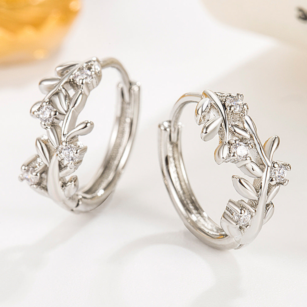 Classic Olive Leaf Minority Fashion Item Earrings