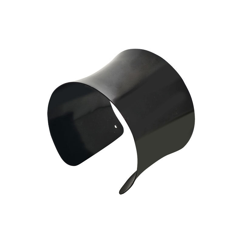 Fashion Metal Glossy Surface Geometric Arc Bracelet