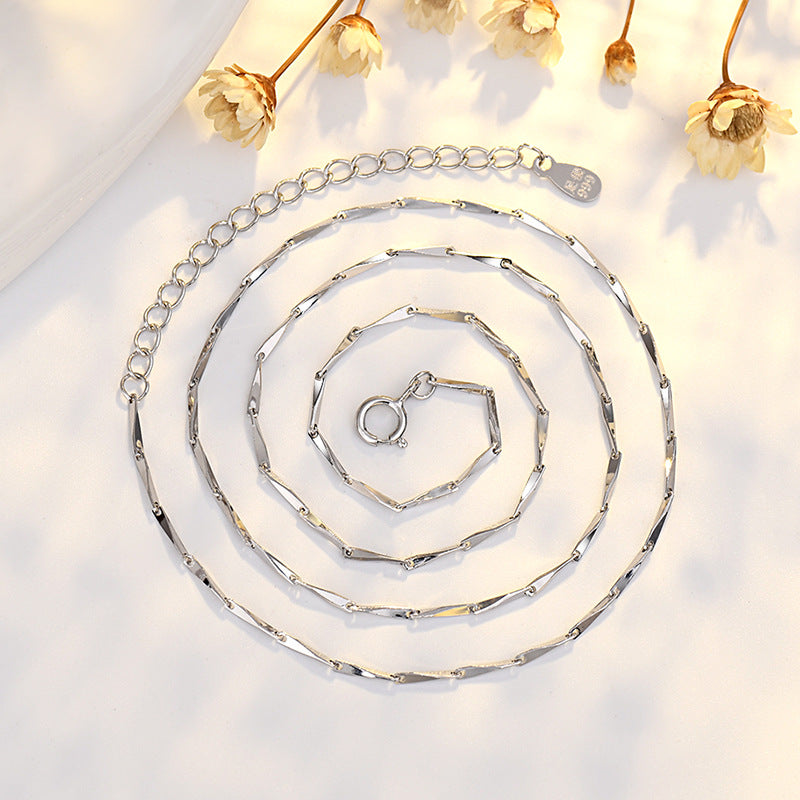 Colliers de graines de melon en argent pur plaqué cuivre