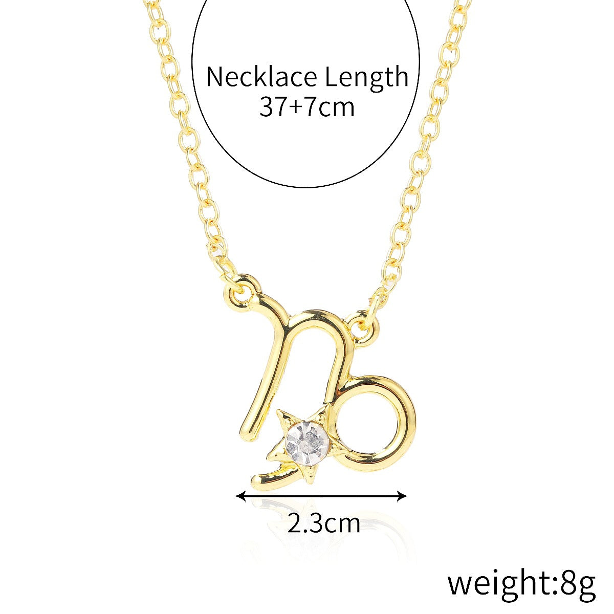 Style Simple Accessories Design Zircon Constellation Necklaces