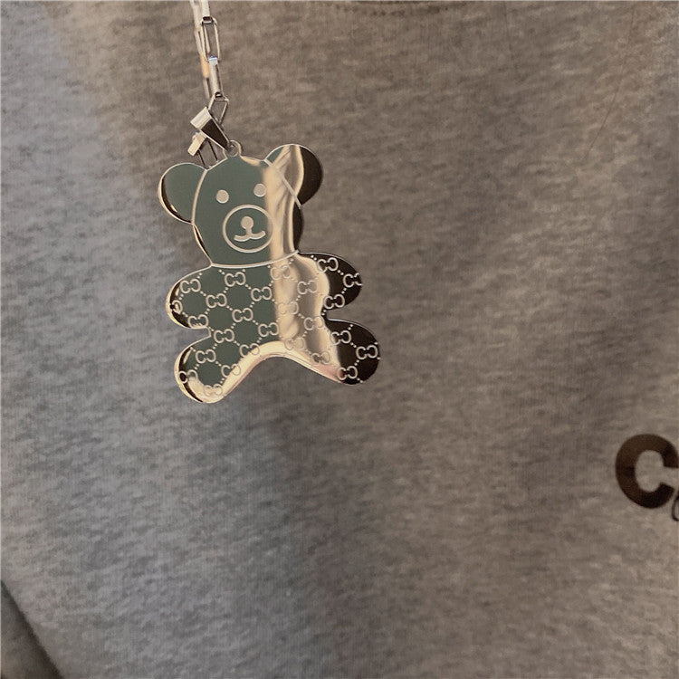 Colliers à chaîne de pull longs en acier Colorfast Bear