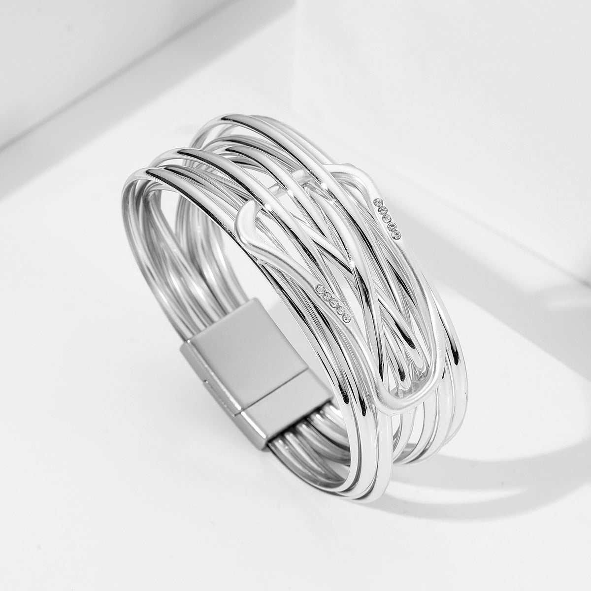 Mode-Leder-Licht-Luxus-Böhmische-Legierung-Armbänder