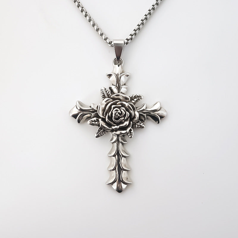 Pendant Fashion Creative Roses High-grade Winter Necklaces
