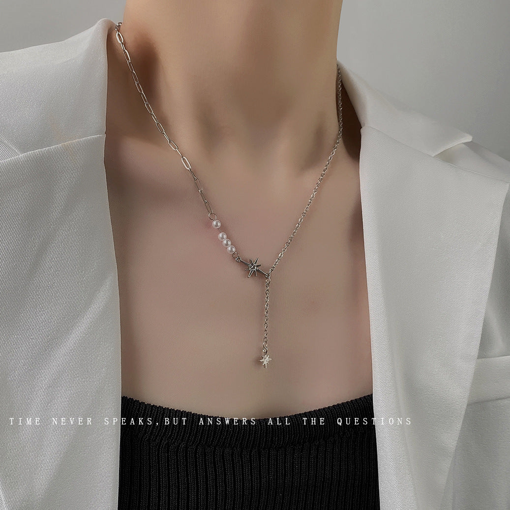 Women's Eight Awn Star For Light Luxury Necklaces