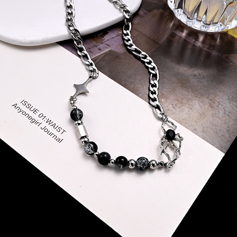 Design Hip Hop Cold Wind Stitching Necklaces