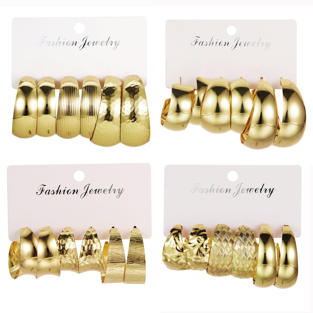 Personalized Metal Creative Retro Shaped Suit Earrings