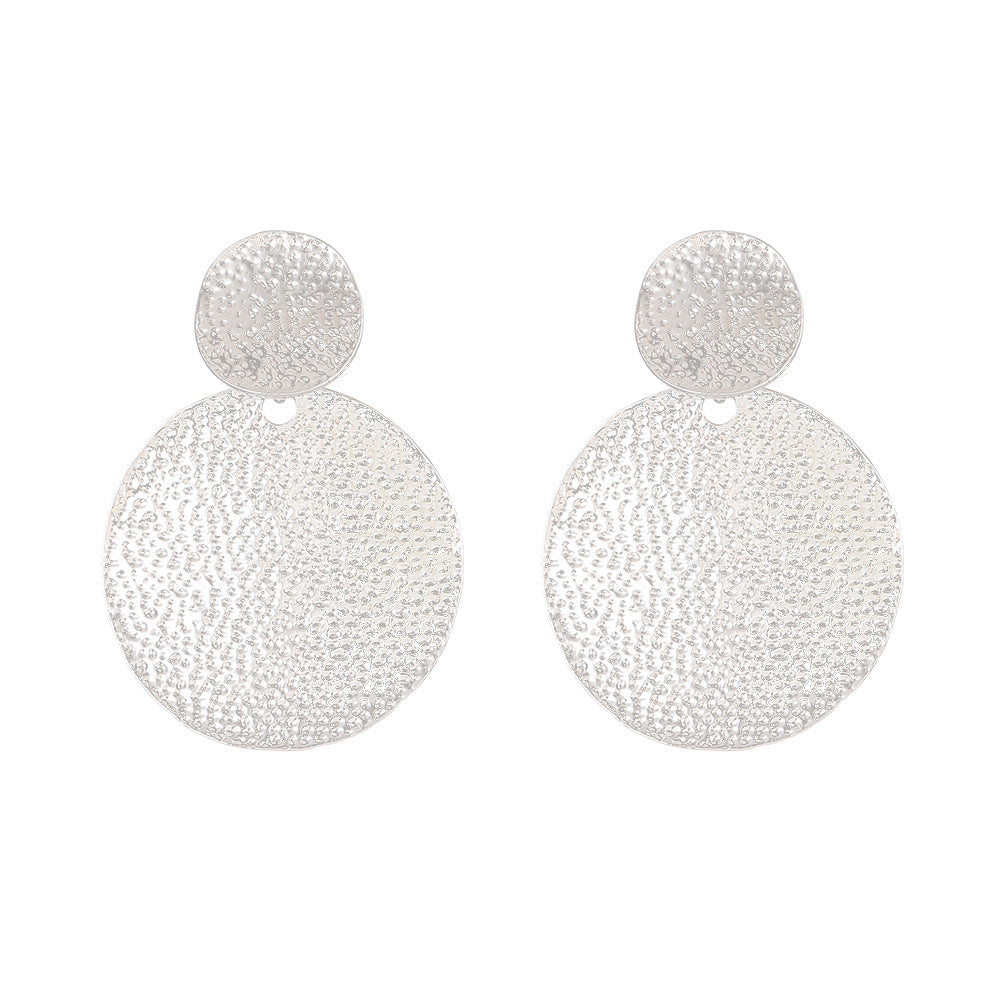 Mode rétro exagérée pour femmes et boucles d'oreilles élégantes personnalisées