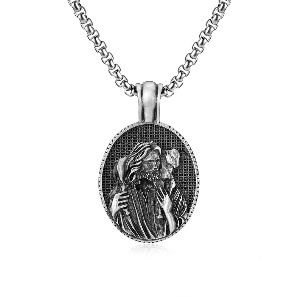 Men's Vintage Style Pendant Sweater Chain Jewelry Necklaces