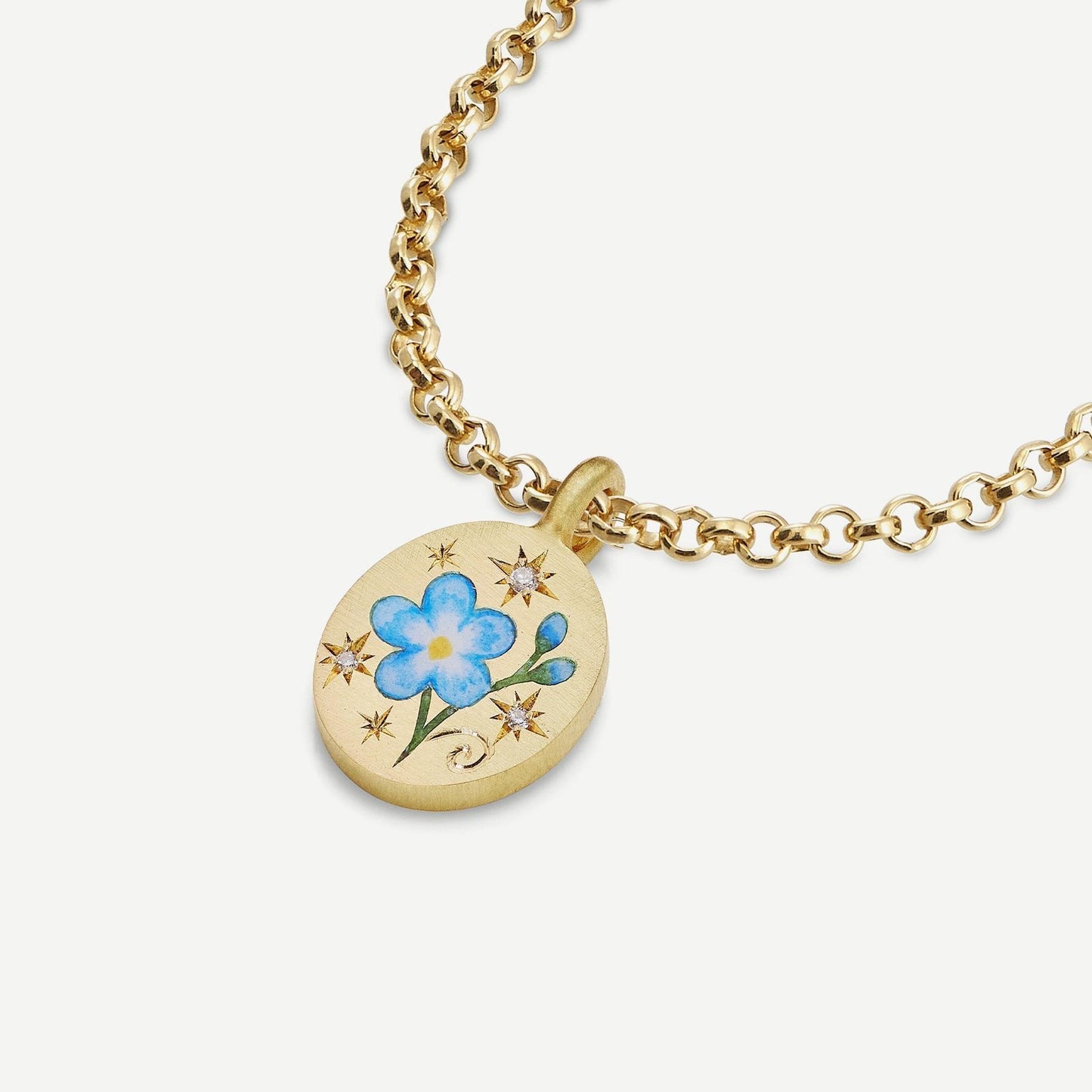 Colliers à pendentif en acier inoxydable de luxe léger peint