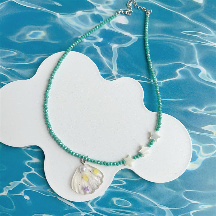 Female Summer Niche Design Sweet Cool Hot Style Clavicle Necklace