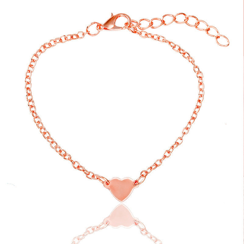 Einfache sexy herzförmige Liebespfirsich-Armbänder