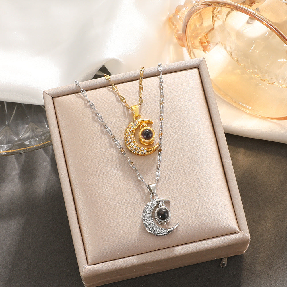 Fashion Temperament Languages Love You Clavicle Necklaces