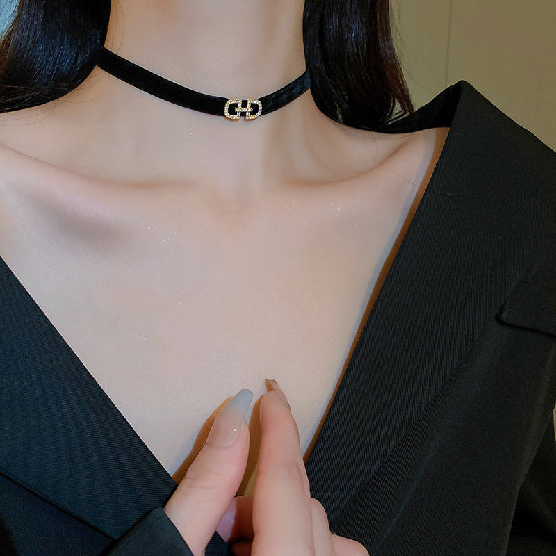 Niche Hip Hop Clavicule Chaîne Colliers Doux
