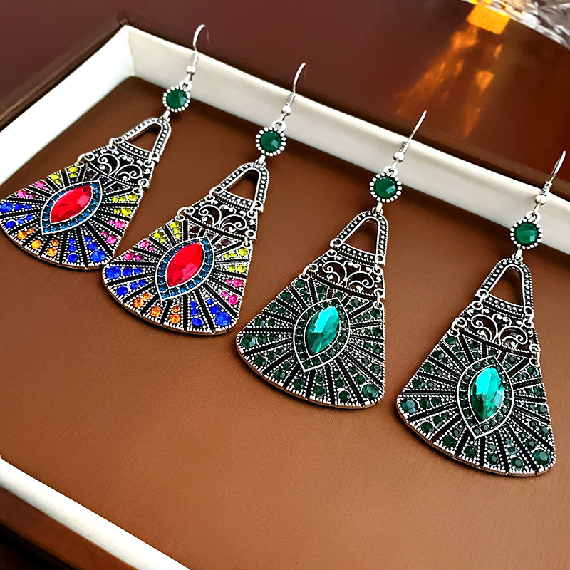 Women's Pink Heart-shaped Tassel Niche Design Fashion Earrings