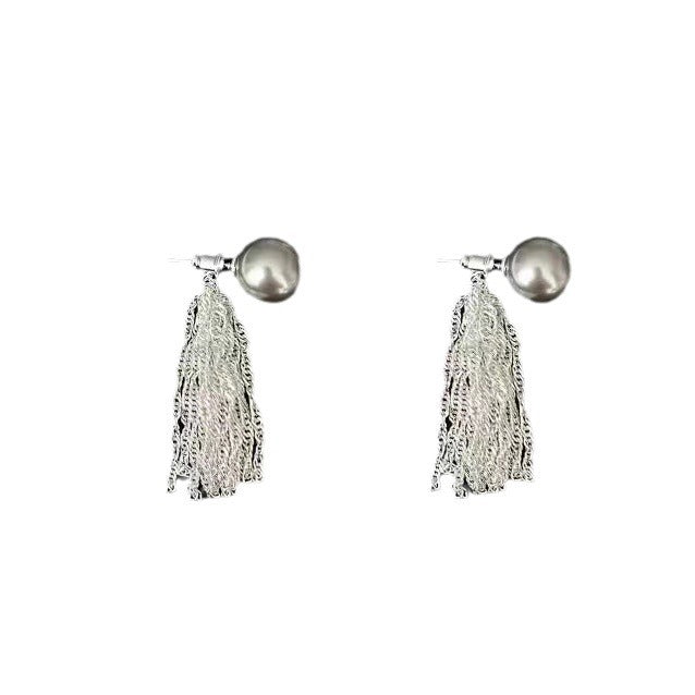 Women's Retro One Style For Pearl Tassel Rings