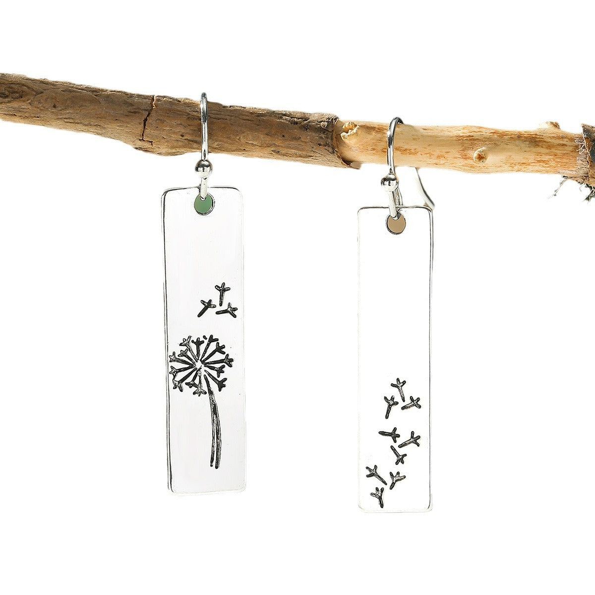 Women's Simple Retro Dandelion Personalized Fashion Long Earrings