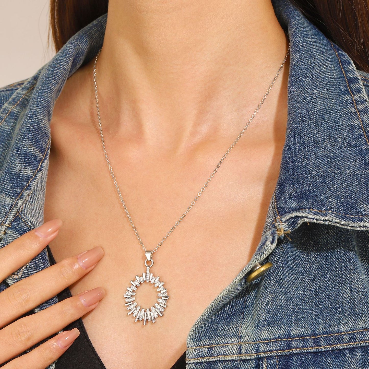Niche Accessories Pendant Fashion Geometry Pattern Necklaces