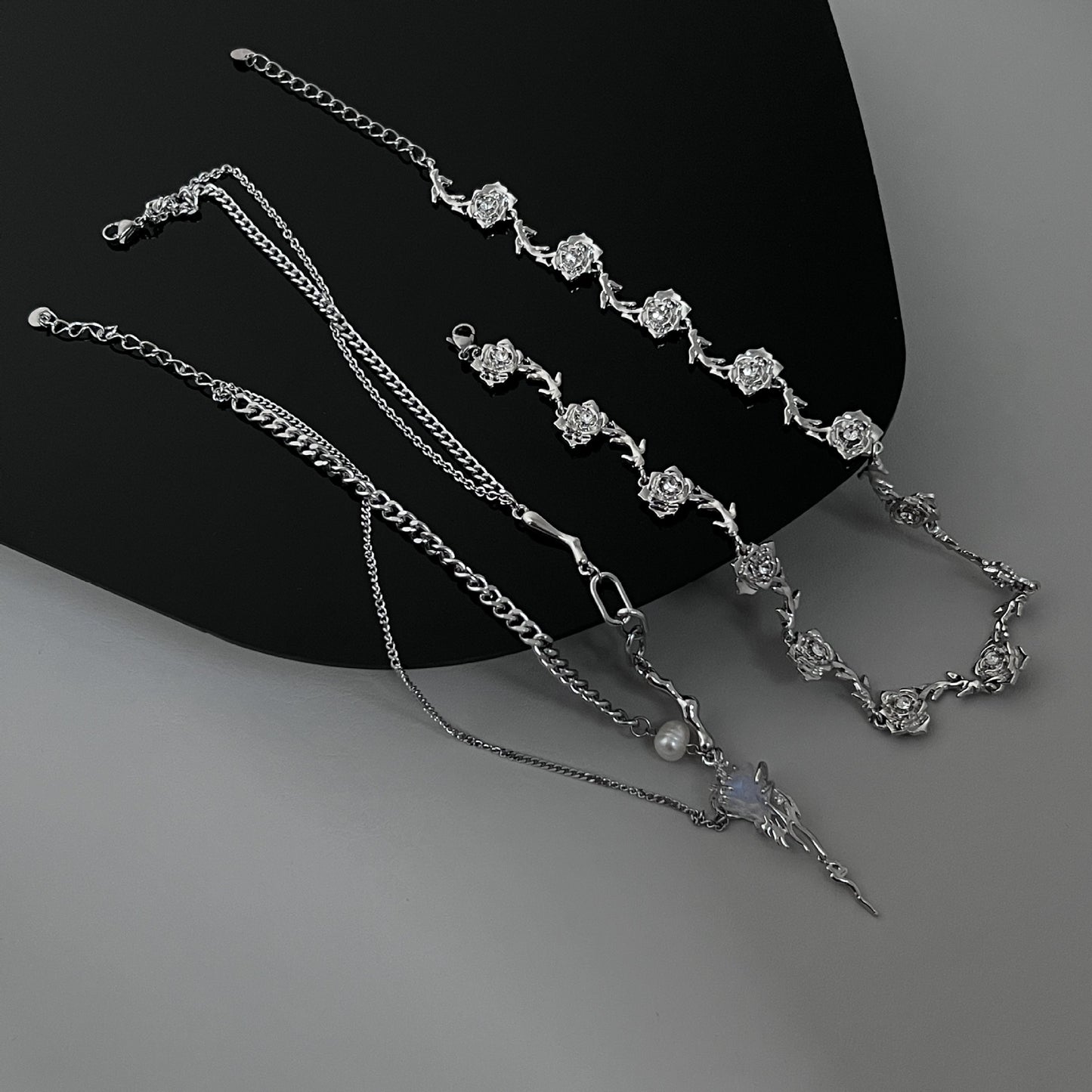 Fire Stone Female Sweet Cool Hot Necklaces