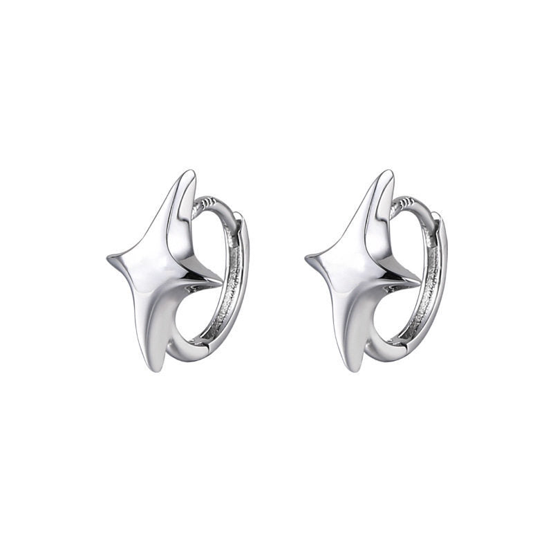 Women's & Men's Twin Temperament Ear Clip Design Personality Earrings