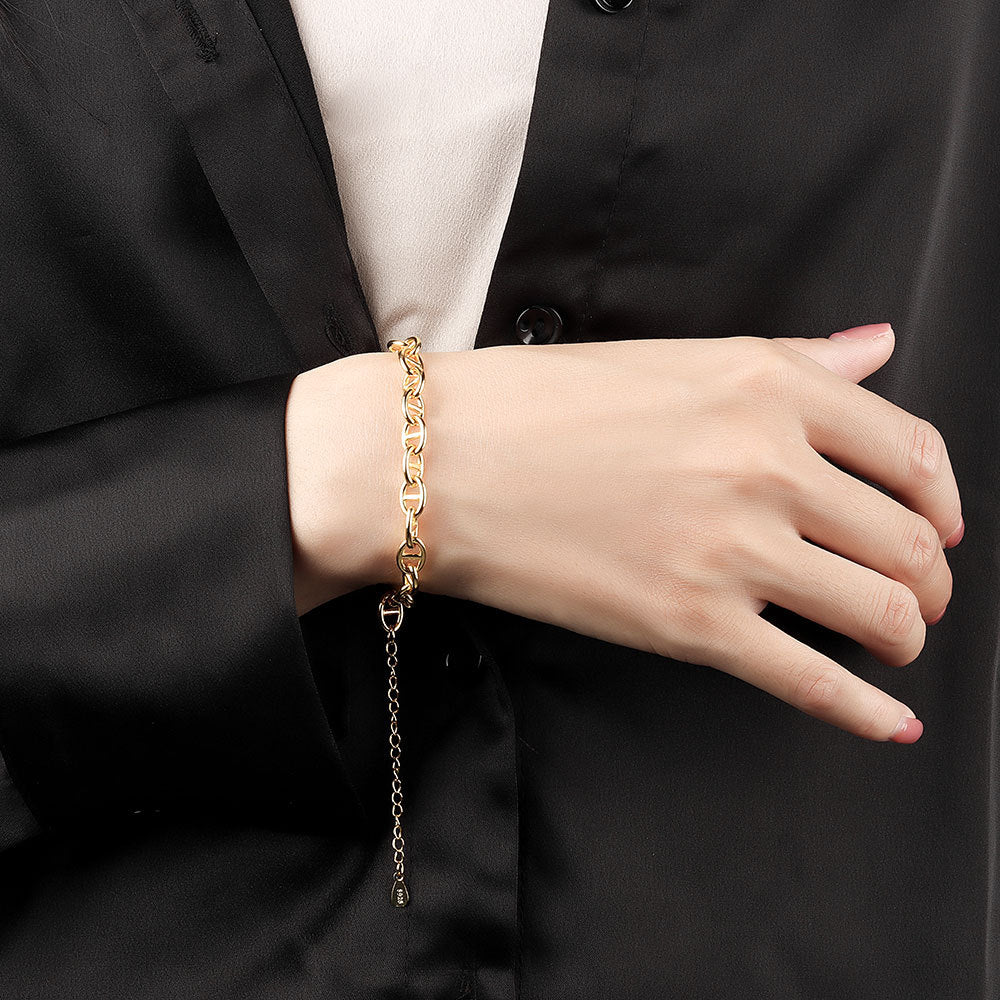 Geometric Metal Exaggerated Female Personality Fashion Bracelets