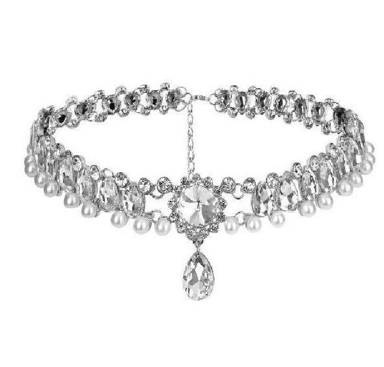 Crystal Light Luxury Temperament Neck Accessories Necklaces