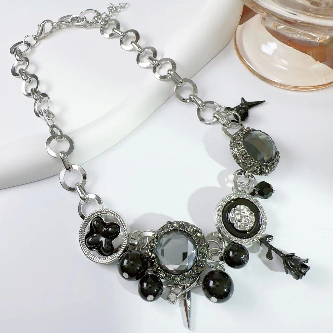Hot Sweet Culture Exaggerated Gothic Punk Necklaces