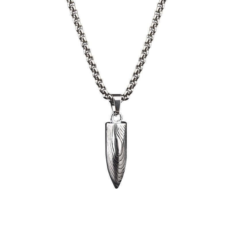 Colliers en acier pour hommes, pendentif dominateur rétro, personnalité de la mode, Hipster loup