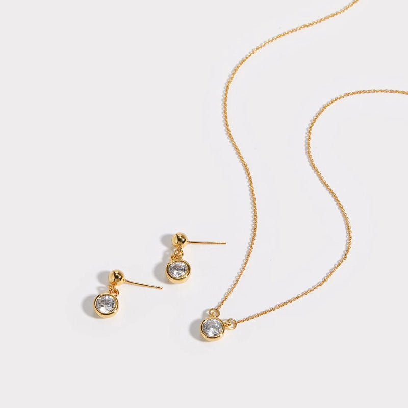 Colliers de luxe avec oreilles en Zircon Flash pour femmes, Style froid, Mini lumière exquise