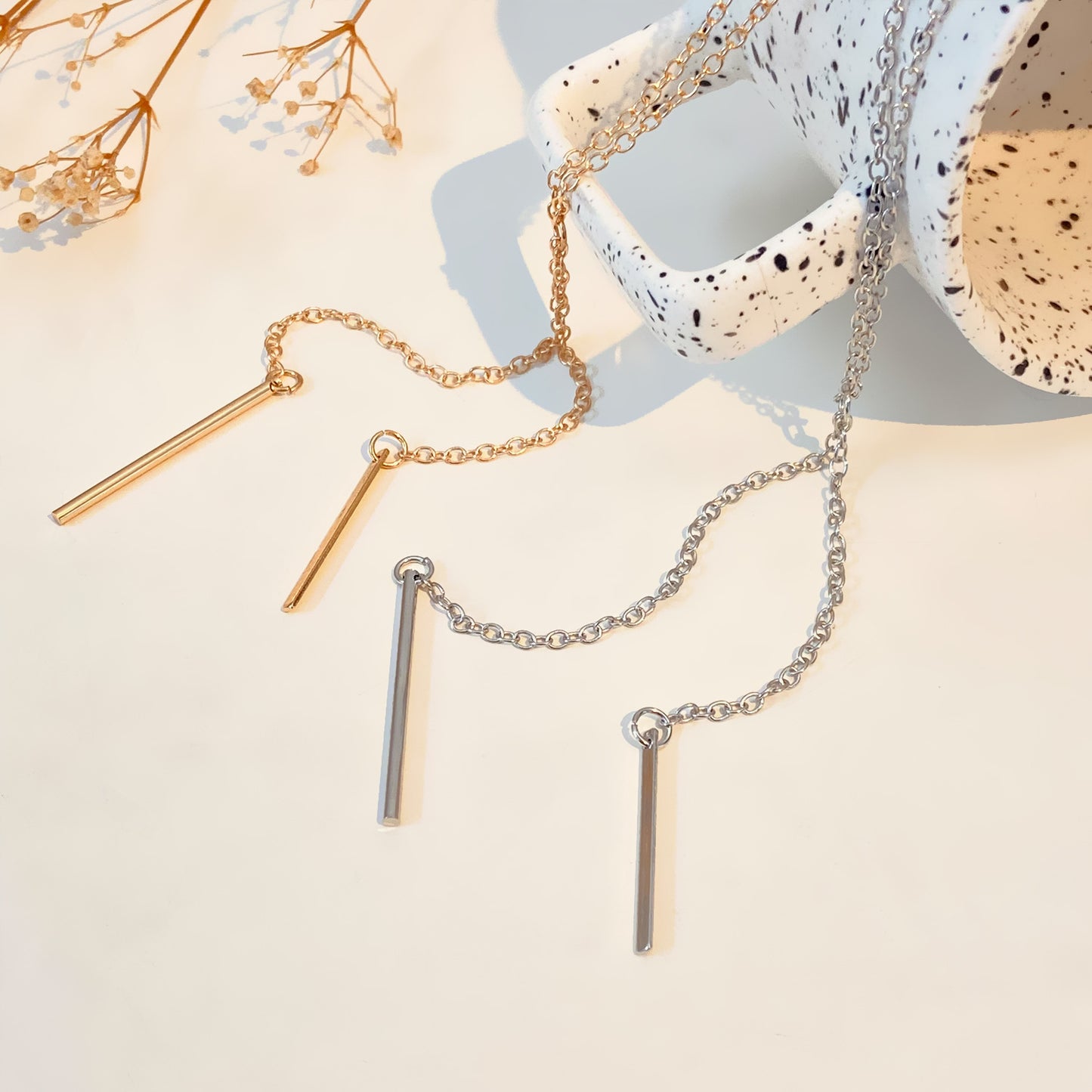 Colliers de pull avec pendentif en chaîne de mots de mode rétro