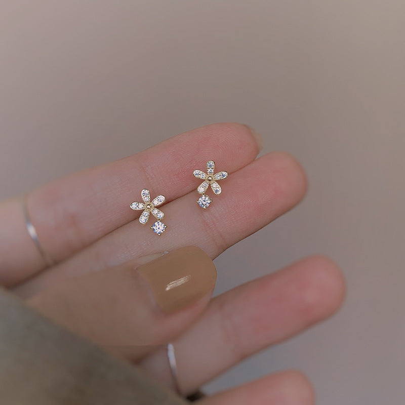 Flower Female Summer Niche Design Sense Rings