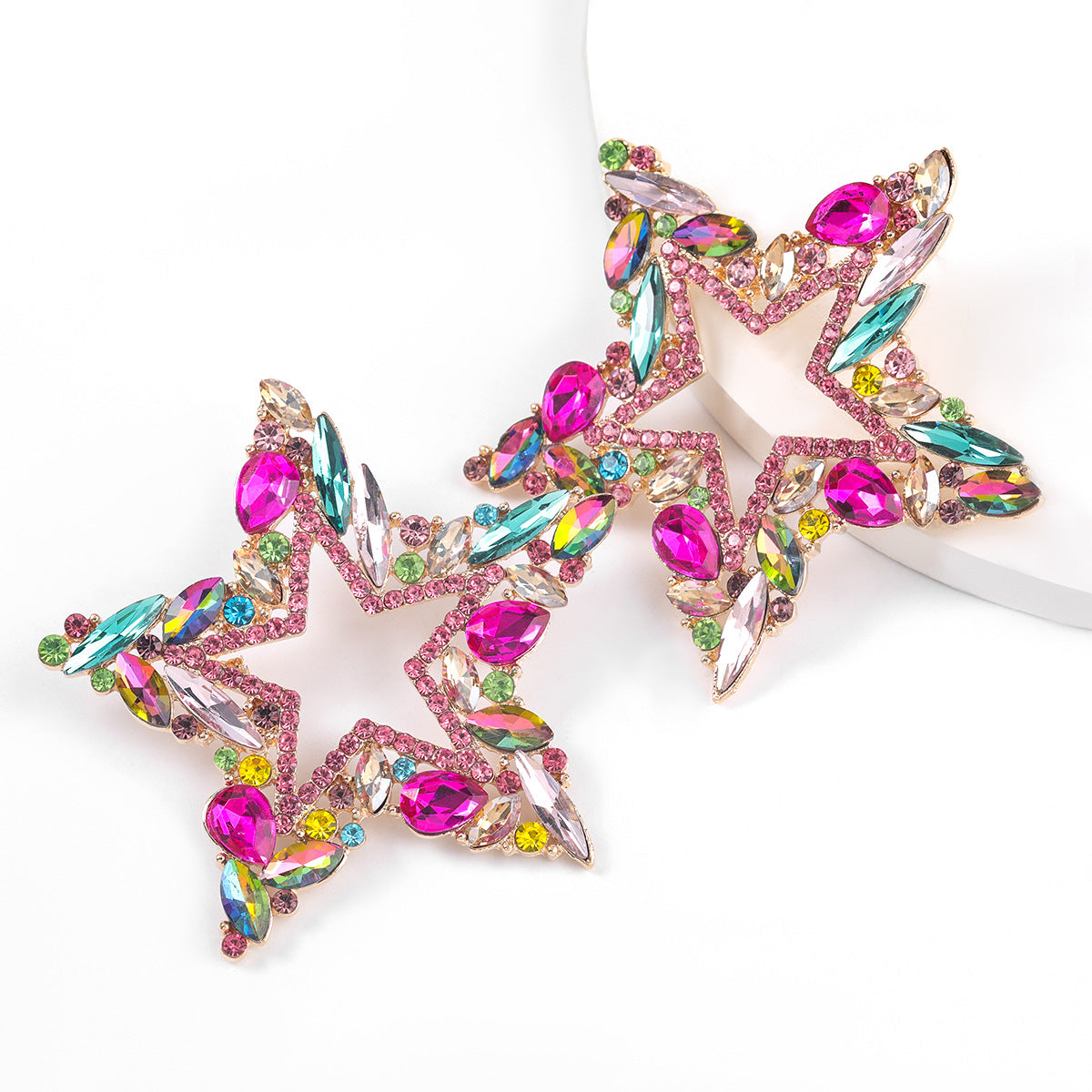 Women's Super Flash Claw Chain Series Personalized Earrings